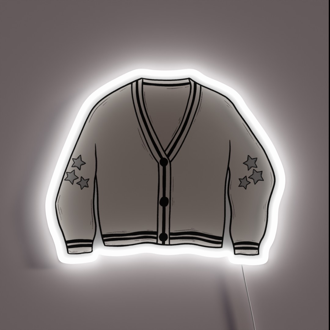 Cardigan Folklore RGB Neon Sign Cardigan Folklore RGB Neon Sign