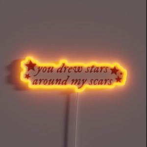 Cardigan Taylor Swift RGB Neon Sign