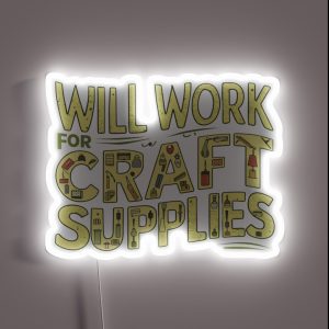 Cardmaker Scrapbooking Cardmaking Kits For Adults RGB Neon Sign