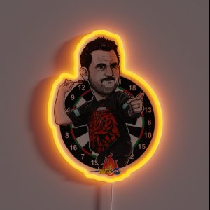 Caricatura Di Jonny Clayton RGB Neon Sign