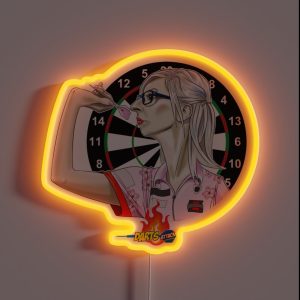 Caricatura Fallon Sherrock RGB Neon Sign