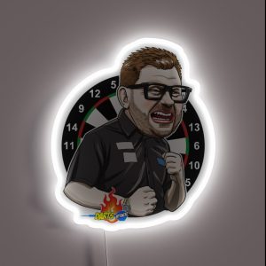 Caricatura James Wade RGB Neon Sign