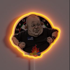 Caricatura Mervyn King RGB Neon Sign