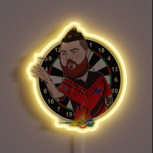 Caricatura Michael Smith RGB Neon Sign