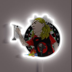 Caricatura Ryan Searle RGB Neon Sign