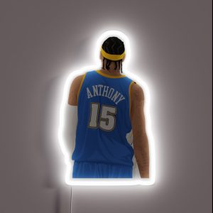 Carmelo Anthony Denver RGB Neon Sign