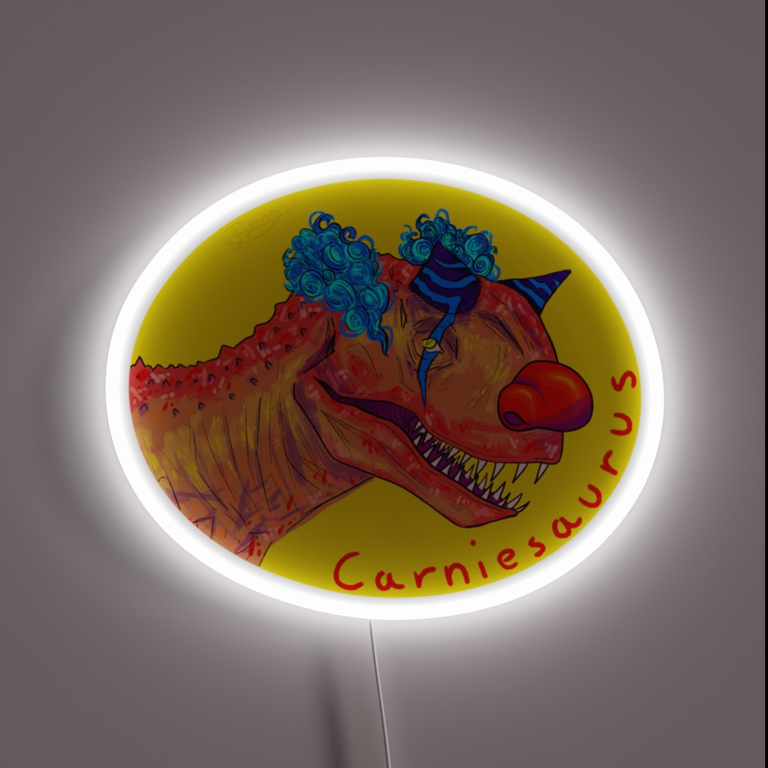 Carniesaurus RGB Neon Sign Carniesaurus RGB Neon Sign