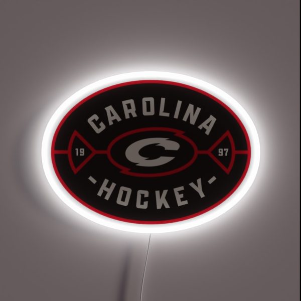 Carolina Hurricanes Hockey RGB Neon Sign