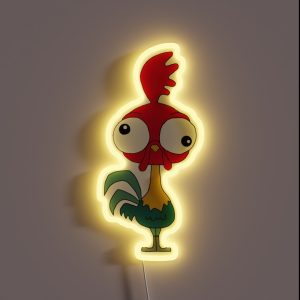 Cartoon Chicken RGB Neon Sign