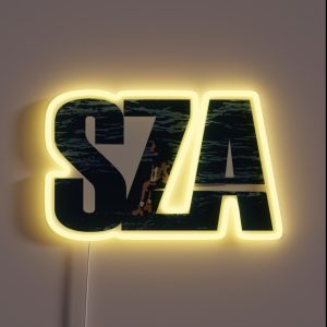 Cartoon SOS RGB Neon Sign