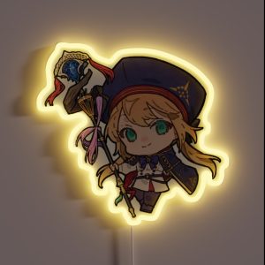 Castoria Fgo Chibi RGB Neon Sign