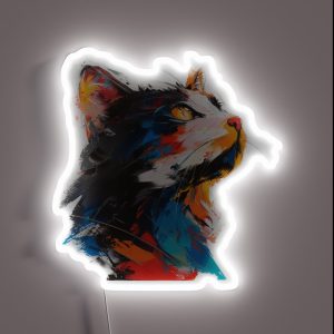 Cat Art RGB Neon Sign Cat Art RGB Neon Sign