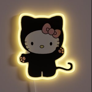 Cat Costume Hello Kitty RGB Neon Sign