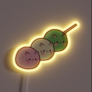 Cat Dango RGB Neon Sign Cat Dango RGB Neon Sign