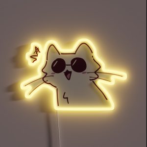 Cat Gojo RGB Neon Sign