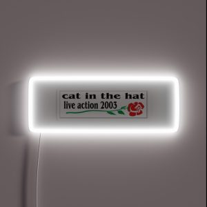 Cat In The Hat Live Action RGB Neon Sign