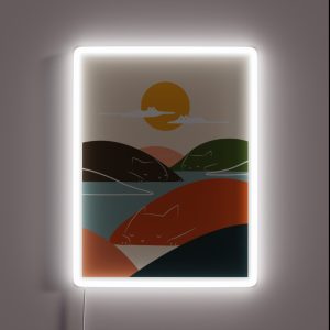 Cat Landscape 104 RGB Neon Sign Cat Landscape 104 RGB Neon Sign