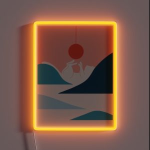 Cat Landscape 4 RGB Neon Sign