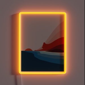 Cat Landscape 6 RGB Neon Sign