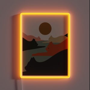 Cat Landscape 93 RGB Neon Sign Cat Landscape 93 RGB Neon Sign