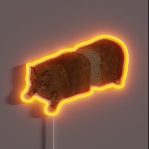 Cat Loaf RGB Neon Sign