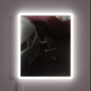 Cat Mechanic RGB Neon Sign Cat Mechanic RGB Neon Sign