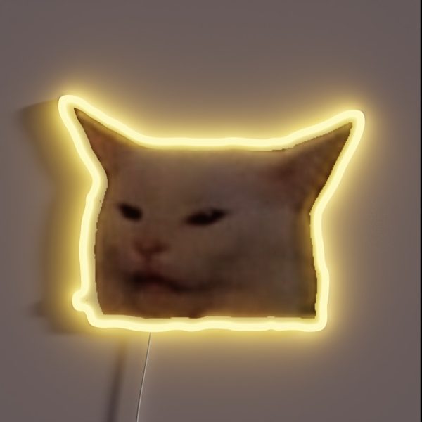 Cat Meme RGB Neon Sign