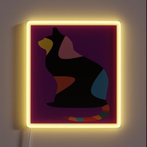 Cat Miaw Lovers RGB Neon Sign