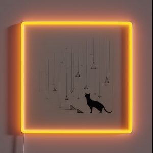 Cat Minimalist RGB Neon Sign Cat Minimalist RGB Neon Sign