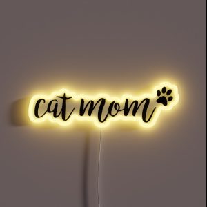 Cat Mom RGB Neon Sign