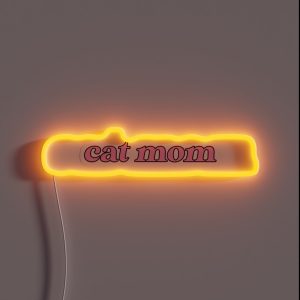 Cat Mom RGB Neon Sign Cat Mom RGB Neon Sign