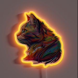 Cat RGB Neon Sign