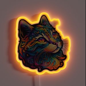 Cat RGB Neon Sign Cat RGB Neon Sign