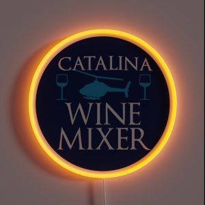 Catalina Wine Mixer RGB Neon Sign