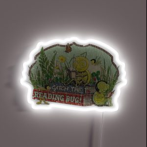 Catch The Reading Bug 2002 RGB Neon Sign Catch The Reading Bug 2002 RGB Neon Sign