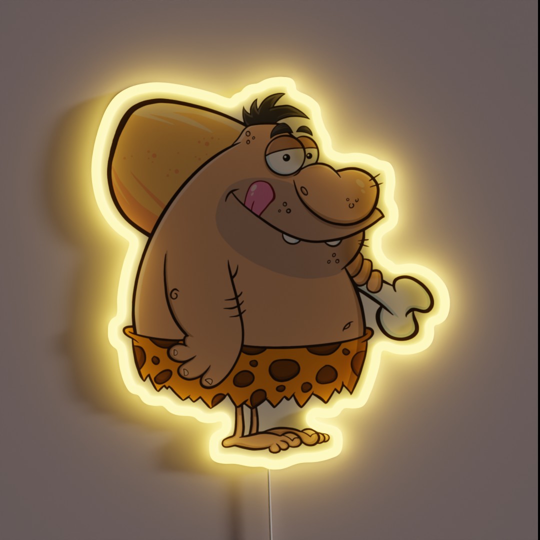 Caveman RGB Neon Sign Caveman RGB Neon Sign