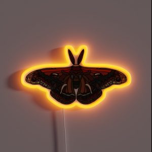 Ceanothus Silk Moth RGB Neon Sign