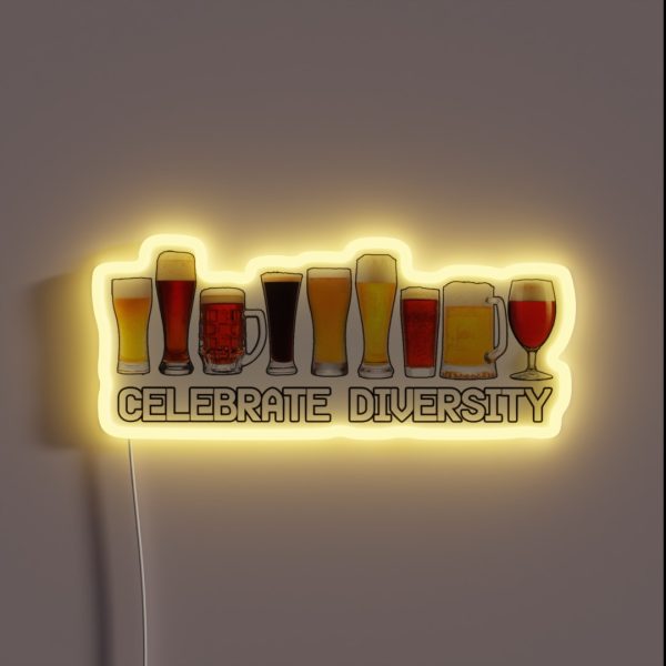 Celebrate Diversity RGB Neon Sign