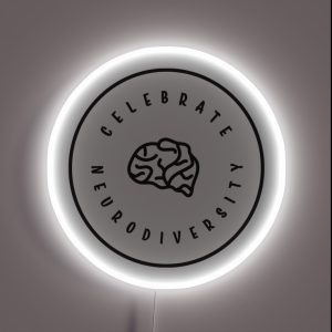 Celebrate Neurodiversity RGB Neon Sign