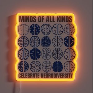 Celebrate Neurodiversity RGB Neon Sign