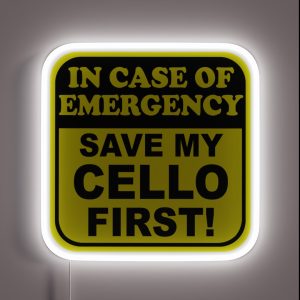 Cello Emergency RGB Neon Sign