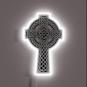 Celtic Cross RGB Neon Sign