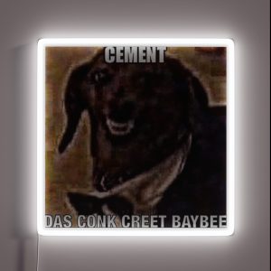 Cement Das Conk Creet Baybee RGB Neon Sign