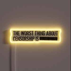 Censorship RGB Neon Sign