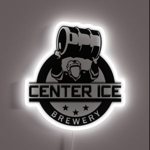Center Ice Brewery RGB Neon Sign