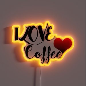 Ceramic Porcelain Coffee Water Novelty Pipe Mug I Love Coffee Gift RGB Neon Sign Ceramic Porcelain Coffee Water Novelty Pipe Mug I Love Coffee Gift RGB Neon Sign