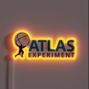 CERN ATLAS Detector Logo RGB Neon Sign CERN ATLAS Detector Logo RGB Neon Sign