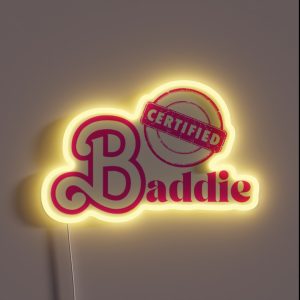 Certified Baddie RGB Neon Sign Certified Baddie RGB Neon Sign