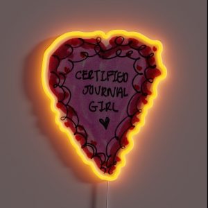 Certified Journal Girl RGB Neon Sign