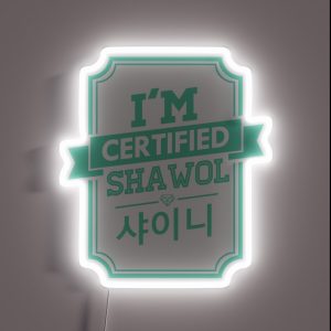 Certified Shinee SHAWOL RGB Neon Sign